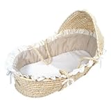 Review Badger Basket 00875 / Hooded Moses Basket with Beige Gingham Bedding - 875