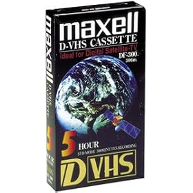 Click here to buy MAXELL DF300 D-VHS Digital Video Recording Tape by Maxell.