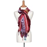Cotton Silk Lycra Scarf Shawl From India For Every Occasion (Free Shipping) Scrf0160rr