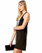 Beaded Racerback Tank Dress Product Image