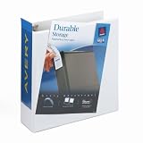 Avery Durable Slant Easy Insertt Ring View Binders, 3in Capacity, White (AVE09701)