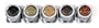 Kamenstein 5-Canister Magnetic-Strip Spice Rack