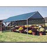 10ft. Forest Green Shade Netting Gable End