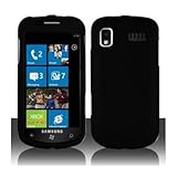 Samsung Focus (i917) Rubberized Hard Case - Black