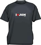 I Heart (Love) Jon Kids T Shirt 5/6T-Yellow