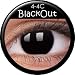 ColourVUE Crazy Farbige Fun Kontaktlinsen schwarz black Halloween 1 Paar (2 Stück)! Topqualität!