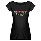 Watermelon Smuggler Maternity Dark T-Shirt