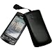 Suncase Ledertasche (Lasche mit R�ckzugfunktion) f�r Samsung GT S8500 Wave schwarz