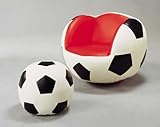 2 PC Soccor Chair and Ottoman Set