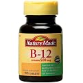 Nature Made Vitamin B12 Tablet 100-pk. - 500 mcg.