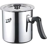 KAISERHOFF 2 Liter Edelstahl Milchtopf mit Deckel - Milchkocher - Milch Topf - Simmertopf