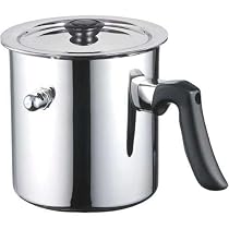 KAISERHOFF 2 Liter Edelstahl Milchtopf mit Deckel - Milchkocher - Milch Topf - Simmertopf