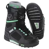 thirty two Women's Prion Snowboard Boot (Black/Green 6.5 M)