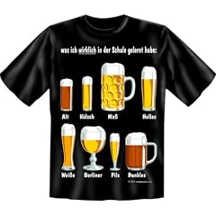 Fun T-Shirt " Bier-Schule !!! " Gr��en S - XXL