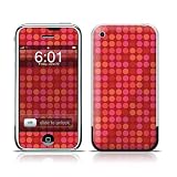 Dots Red Design Protective Skin Decal Sticker for Apple iPhone (2G)1st Generation