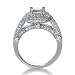 41H4IIDIM L. SL75  1.60 Ct Diamond Engagement Ring Princess Cut Antique
