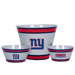 New York Giants Melamine Serving Set