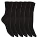 Womens/Ladies Extra Fine Silk Touch Casual Socks (Pack Of 6)