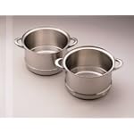 Kohler K-6613-ST Double Boiler/Steamer Set-8 Qt- Pro Sink