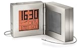 Outdoor Living : Oregon Scientific-Phillipe Starck Radio Controlled Clock-Barometer, Music Small, Red