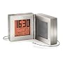 Oregon Scientific-Phillipe Starck Radio Controlled Clock-Barometer, Music Small, Red