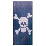 Pirate Skull & Cross Bones Bamboo Door Curtain