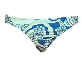 Radio Fiji Blue/Red Retro Floral Swimsuit-bottoms