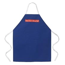 Never Trust a Skinny Chef Apron - Blue