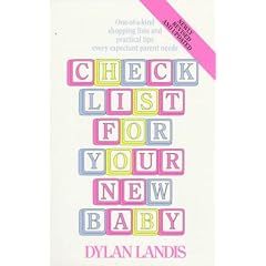 Checklist for your new baby