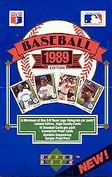 1989 Upper Deck Low Series Baseball Card Unopened Hobby Box (Griffey, Johnson, Smoltz, Biggio RC's)
