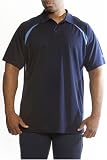 Russell Athletic Mens Big & Tall Dri Power Short Sleeve Three Button Polo