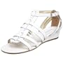 Enzo Angiolini Women's Nilla Sandal,White Patent,6.5 M US