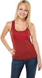 Cincinnati Reds Women's Heather Red Tri-Blend Tank Top