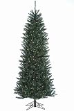 7.5' Slim Alexandria Pine Pre-Lit Artificial Christmas Tree - Multi Lights