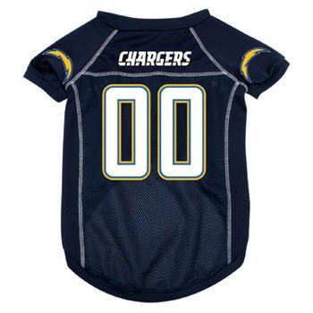 San Diego Chargers Pet Jersey, X-Large