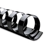 GBC(R) CombBind 19-Ring Plastic Binding Combs, 3/8in., 55-Sheet Capacity, White, Box Of 100