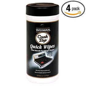 Weiman Cook Top Quick Wipes, 30-Count Jars (Pack of 4)