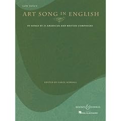 Art Song in English - 50 Songs by 21 American and British Composers: Low Voice