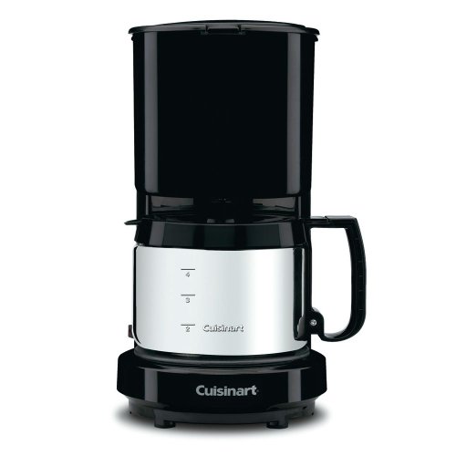 Cuisinart Black 4 cup Coffee Maker with S/S Carafe
