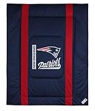 New England Patriots NFL "Side Line Collection" Twin Bed Comforter