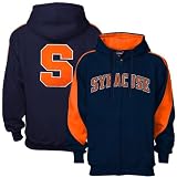Syracuse Orange Navy Blue Full Zip Varsity Hoody Sweatshirt