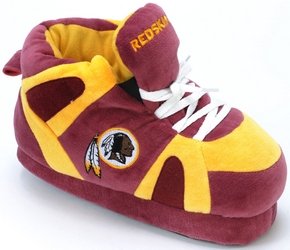 NFL Washington Redskins Slippers Sm- Under 5.5