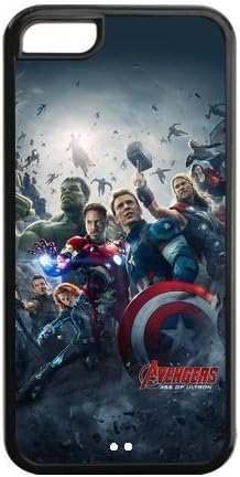 the Case Shop- Avengers 2 Avengers2 Age of Ultron Super Hero TPU Rubber Hard Back Case Silicone Cover Skin for iPhone 5C , i5cxq-746