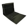 2-in-1 Waterproof wireless Bluetooth Keyboard with Folding Leather Protective Case for Apple iPad 2 w/ AGPTek USB ALl in one card reader