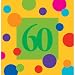 Coordinating 60th Birthday Beverage Napkins 16ct