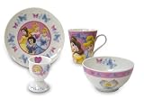 Disney Princess 4 Piece China Breafast Gift Set
