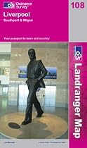 Liverpool, Southport and Wigan (Landranger Maps)