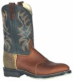 Double H 10 Inch Work Roper In Forest Green And Brown