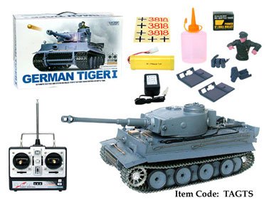 1:16 rc German tiger with smoke & sound tank 1 r/c model nazi armored military vehicle radio remote control WWII World War 2 two second II bb airsoft TAGTS