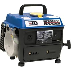 ETQ TG1200 1,200 Watt 2 HP 2-Cycle Gas Powered Portable Generator (Non-CARB Compliant)